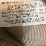 ZARA  Basic gold tan linen blend floral mini skirt Photo 5