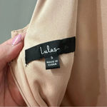 Lulus Thoughts of Hue Blush Surplice Maxi Sz Small Blush Pink Bridesmaid Dress Photo 6