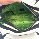 Kate Spade New Black & Cream Stevie Jubilee Stripe Canvas Hobo Bag Purse Photo 8