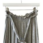 Chaser NWT   Paper Bag Waist Jersey Soft Wide Leg Heather Gray High Rise Pants M Photo 3