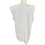 Daily Ritual Gray Short Cap Sleeve Blouse Size 16 Photo 2