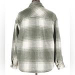 Levi's Levi’s Quilted Plaid Shacket Jacket Wool Blend XL Agave Gray NWT Photo 1