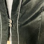 Vintage Black Velvet Blazer Formal Medium Large Goth Whimsygoth Photo 8