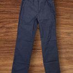 Umgee Pull On Pants Women’s Large blue denim look high waisted elastic waistband Photo 7