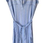 Lemlem  Designer Blue Belted Dress size large Photo 0