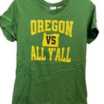 NWT UO University of Oregon Ducks Port & Company Women's Tee Shirt, Medium Green Photo 0