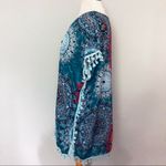 Yincra Blue Red Orange Colorful Swim Beach Pool Cover Up Size 8 Photo 2