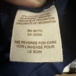 Free People  Navy Blue with Rhinestones Strapless Super Mini Dress Size 10 *read Photo 6