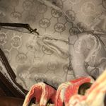 Michael Kors  Canvas Tie Dye Red and Cream Tote EUC Photo 4