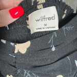 Wilfred  Black Lolita Floral Puff Sleeve‎ Crop Top Photo 4