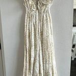 Dissh Malta Palm Frill Linen Dress US size 6 Photo 0