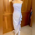 Nwt, Lavishly Paris Women’s Beautiful Baby Blue Ruffle Trim Cami Dress Size M Photo 11