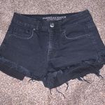 American Eagle Black Jean Shorts Photo 0