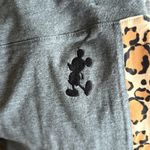 Disney NWT  Parks Mickey Leopard Print Biker Workout Shorts Sz 2X Mid Calf Photo 4