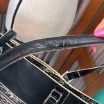 Vera Bradley  Ella tote  Black and Gray Tote faux snakeskin pocket Photo 10