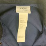 Akris Punto  women's size 10 m Navy Wool Blend dress button front cinch waist Photo 2