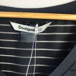 Desigual Women's TS SANDRA Black V-Neck Blouse T-Shirt Top Photo 5