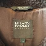 Hilary Radley  Dark Brown Plush Alpaca & Wool Coat Size 10 Petite 10P Photo 6
