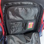 L.E.I Vintage 90s . Y2K Large Denim Blue Jean embroidered backpack Photo 5