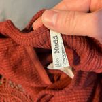 Mudd High-neck Crochet Crop Top (Burnt Orange) Small (EUC) Photo 5