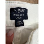 J.Crew Curvy wide-leg cropped jean in all-day stretch Sz 33P | cotton Photo 4