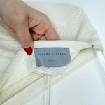 Modern Citizen Ivory Ribbed Knit Zipper Sweater Photo 5