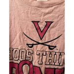 Anvil UNIVERSITY OF VIRGINIA Cavaliers Adult Unisex T-Shirt "HOOS THINK PINK" Size M Photo 5