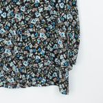 J.Jill  Womens Dark Fairy Floral Button Front Layered Tunic Top Size 2X Dainty Photo 2