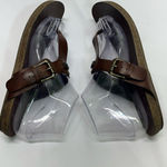 BLOWFISH MALIBU SIZE 8 BROWN LEATHER SANDALS PREOWNED‎ Photo 5