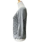 Worthington L women’s gray leopard cardigan Photo 1