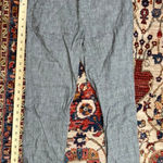 Theory  Gray Linen Blend Tailored Pants Women’s Size 00 Slim Straight Photo 0
