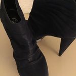 Velvet Angels women blue leather platform Platinum boots US 6 Photo 11