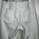 Ella Moss High Waist Straight Cropped White Jeans Sz 10 / 30 Photo 7