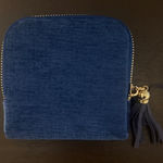 Navy Blue Travel Jewelry Pouch with Tassel Photo 0