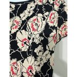 Laundry by Shelli Segal Laundry Shelli Segal Vintage Floral Midi Dress Ruffle V Neck Cap Sleeve Size 6 Photo 6