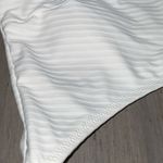 Shade & Shore White Women’s Ribbed One Shoulder Cut Out One Piece Swimsuit ~ ~ S Photo 5