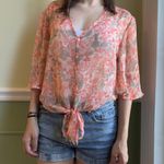 Kirra Pacsun  Floral Tie Top Photo 0
