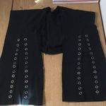 Joe Boxer Juniors/Womens Flare to Regular Leg Tie up Pants Black Size 11 Photo 4