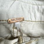 Free People  High Waisted Belted White Denim Belted Skirt Size 0 XS Boho Western Photo 6