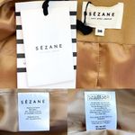 Sézane Oprah Trench Coat Belted Double-Breasted Beige Tan 36 NWT Photo 3