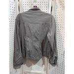 Ashley by 26 International Ashley Utility Collection Gray Military Style Jacket Women's Medium Utility Photo 6