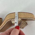 Naturalizer Women's Pandora Braided Ankle Strap Platform Heels Soft Gold Size 8 Photo 10