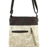 Rustic Western Cross Messenger Bag Brown Photo 1