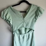 All in Favor  Light Green Mini Dress Photo 3