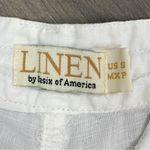 Basix of America Linen Blend Chino Shorts White Small Photo 5