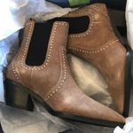 Paige Willa Taupe Suede Booties NEW size 6 Photo 6