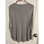 Senita Athletics  Boyfriend Long Sleeve Shirt Size L Grey Photo 1