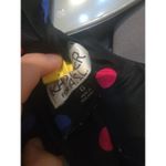 Kasper for A.S.L Polka Dot Shirt, Women's Size 6 Short Sleeve Blouse Office Wear Black Photo 2