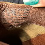 Ariat  Brown Distressed Braided Wedge Slip On Mules Size 9 Photo 7