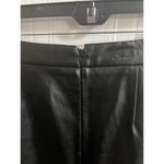 MINKPINK NWT Pants Womens Medium Black Highwaisted Faux Leather Tapered *Flaw Photo 6